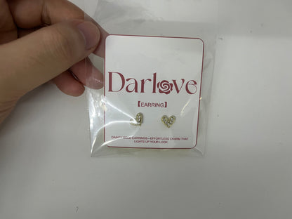【Darlove Heart-shaped Stud Earrings】—— Dainty Charm to Elevate Your Daily Look