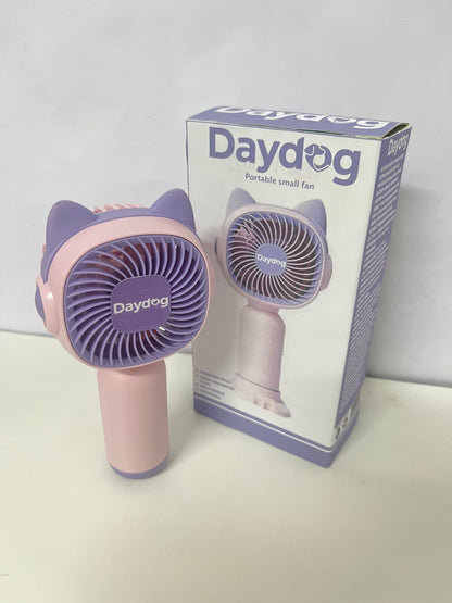 【Daydog Cat Ear Portable Electric Fan】—— Adorable Cooling Buddy for Daily Use