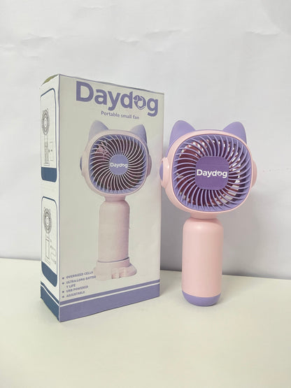 【Daydog Cat Ear Portable Electric Fan】—— Adorable Cooling Buddy for Daily Use