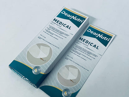 DearNutri Medical Scar Patch, 15×3cm Cuttable, Breathable & Skin-Friendly, Multi-Effect Repair for Surgical, Burn, Scald and Other Scars, Aiding Smooth Skin Regeneration