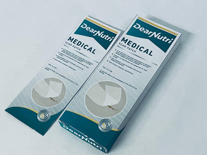 DearNutri Medical Scar Patch, 15×3cm Cuttable, Breathable & Skin-Friendly, Multi-Effect Repair for Surgical, Burn, Scald and Other Scars, Aiding Smooth Skin Regeneration