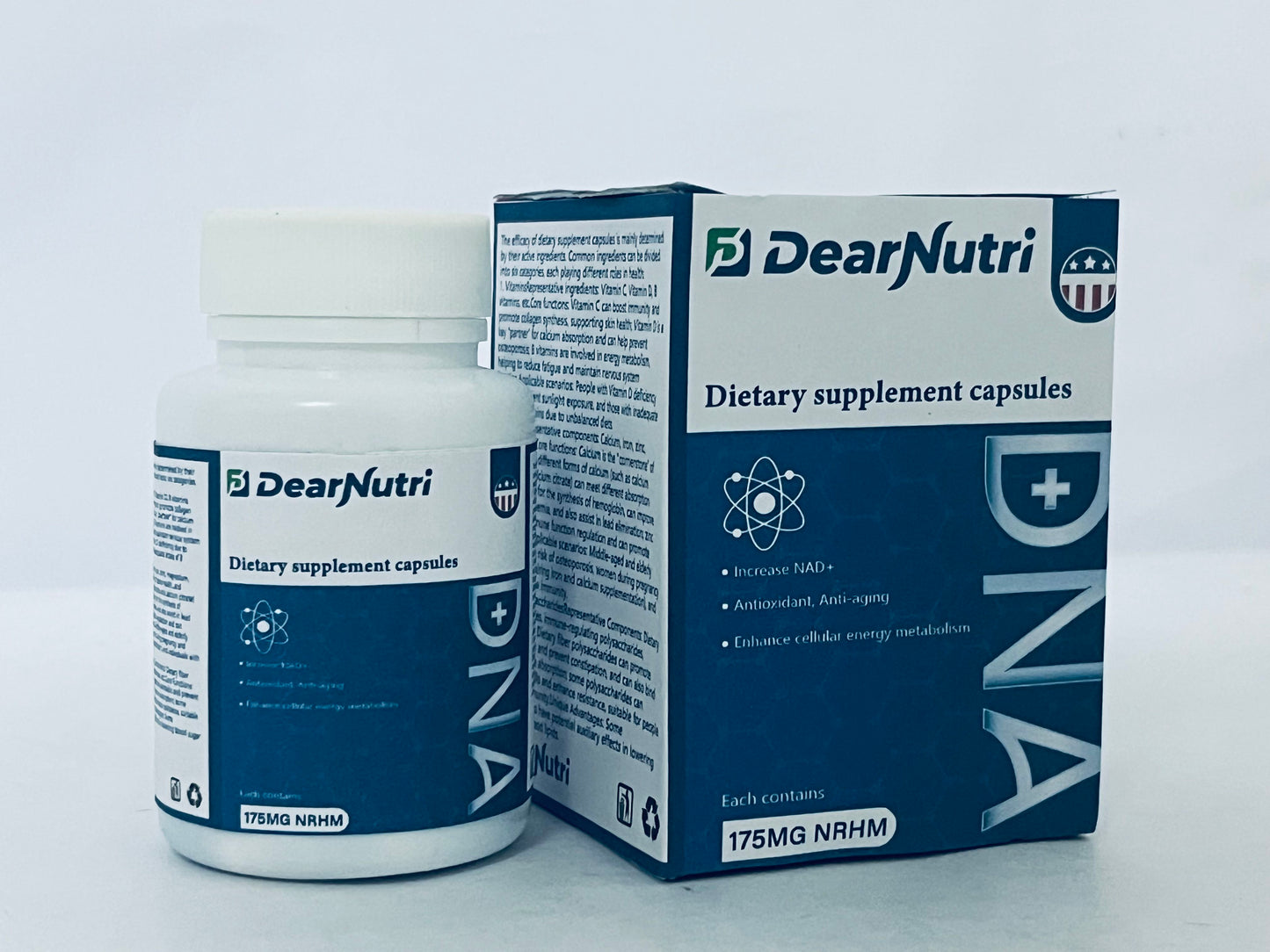 DearNutri Dietary Supplement Capsules, Scientifically Blended with Multi-Effect Nutrients, Precisely Fill Daily Dietary Gaps, Energize Body Vitality, and Safeguard Family Heal