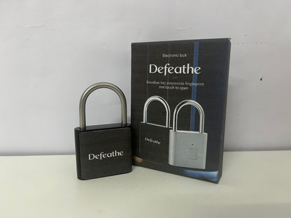 Defeathe Fingerprint Smart Electronic Padlock Key-Free Convenient Protection Item