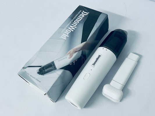 DemonWorld Mini Vacuum Cleaner Cordless, Portable Keyboard Vacuum Cleaner, Wireless Handheld Car Vacuum with 9000 Pa, High Power Rechargeable 2 Speeds, Lightweight Vacuum for Car, Home, Office, Pet