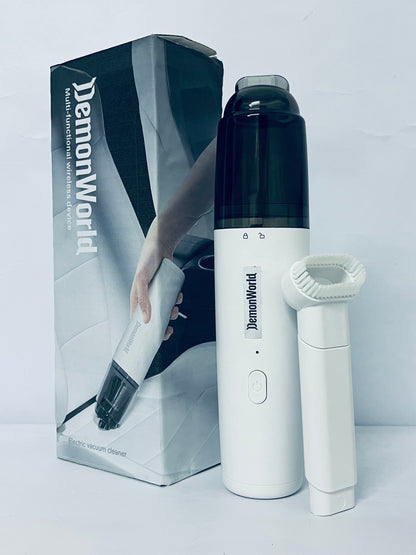 DemonWorld Mini Vacuum Cleaner Cordless, Portable Keyboard Vacuum Cleaner, Wireless Handheld Car Vacuum with 9000 Pa, High Power Rechargeable 2 Speeds, Lightweight Vacuum for Car, Home, Office, Pet