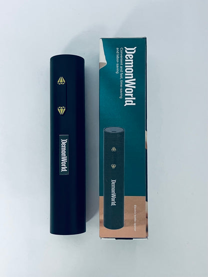 DemonWorld Corkscrew with Foil Cutter, USB Charging Cable, LED Light Indicator, Gift Idea for Wine Lovers, Black