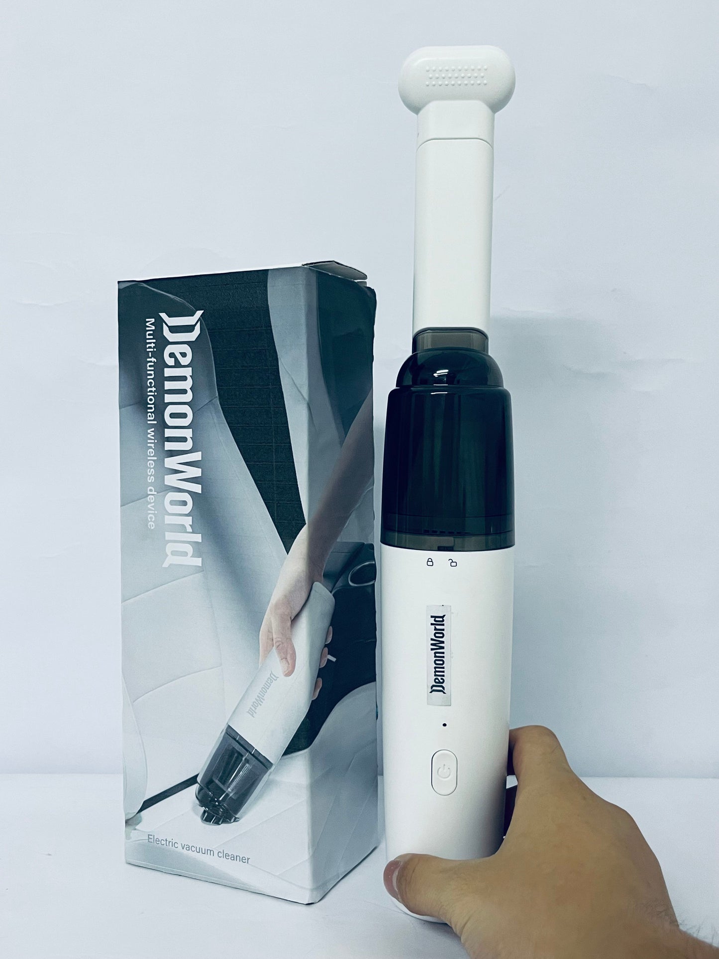 DemonWorld Mini Vacuum Cleaner Cordless, Portable Keyboard Vacuum Cleaner, Wireless Handheld Car Vacuum with 9000 Pa, High Power Rechargeable 2 Speeds, Lightweight Vacuum for Car, Home, Office, Pet
