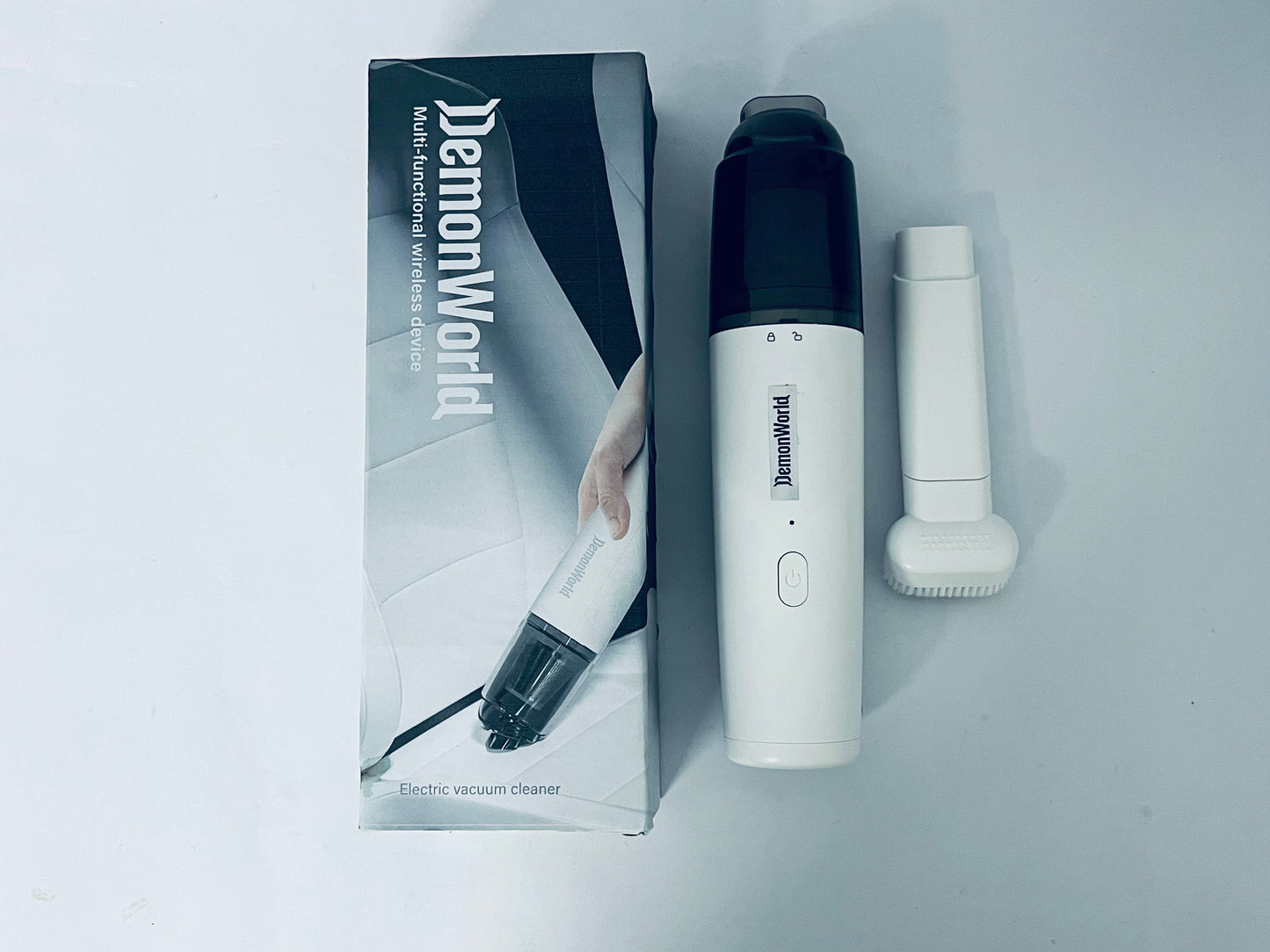 DemonWorld Mini Vacuum Cleaner Cordless, Portable Keyboard Vacuum Cleaner, Wireless Handheld Car Vacuum with 9000 Pa, High Power Rechargeable 2 Speeds, Lightweight Vacuum for Car, Home, Office, Pet