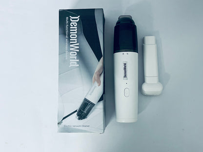 DemonWorld Mini Vacuum Cleaner Cordless, Portable Keyboard Vacuum Cleaner, Wireless Handheld Car Vacuum with 9000 Pa, High Power Rechargeable 2 Speeds, Lightweight Vacuum for Car, Home, Office, Pet