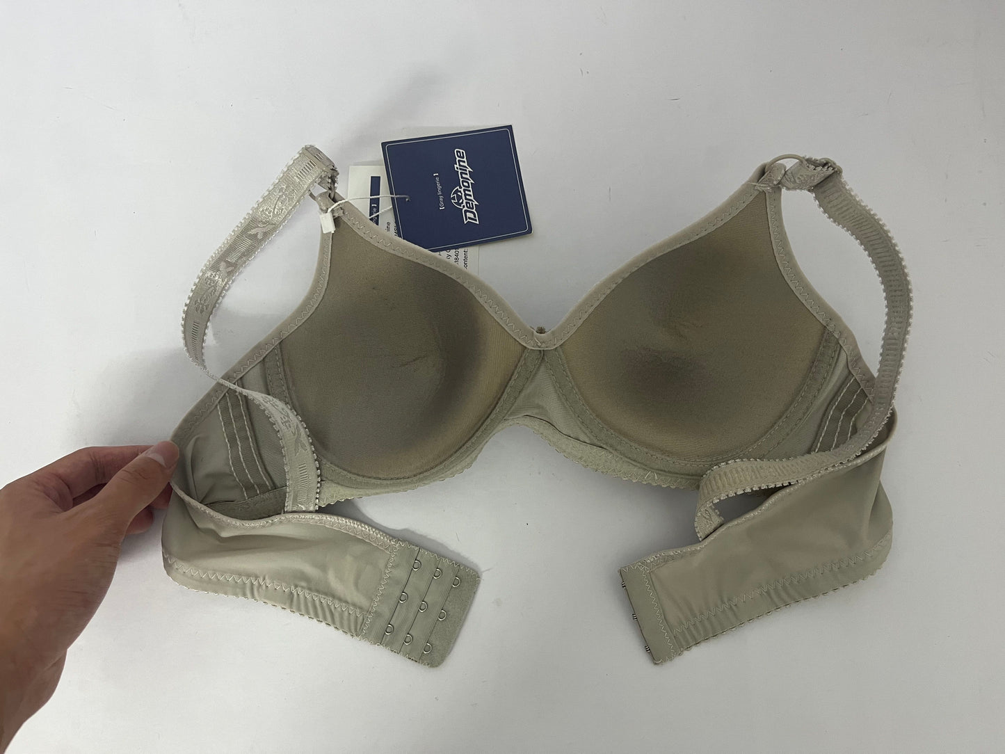 Demonine Soft Comfortable Underwire Bras Lightly Padded Underwire Plunge