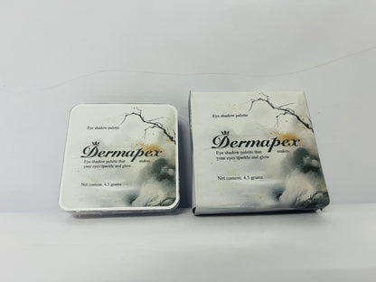 Dermapex Eyeshadow Palette,Day to Night Up to 24 Hour Eye Makeup, Velvety Pigmented Blendable Matte & Shimmer Finishes