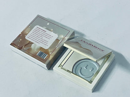 DevilMirror Highlighting Powder, Highlighter Makeup, Shimmer Glow, Pink Rose Gold Blossom Glow