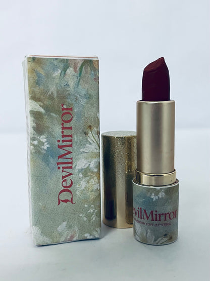 DevilMirror Face Satin Lipstick, Richly Pigmented, Nourishing & Long-Lasting Creamy Lipstick, Infused With Jojoba, Vegan & Cruelty-Free