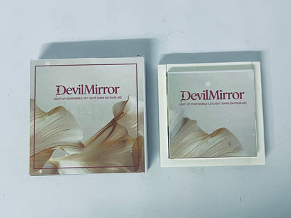 DevilMirror Highlighting Powder, Highlighter Makeup, Shimmer Glow, Pink Rose Gold Blossom Glow