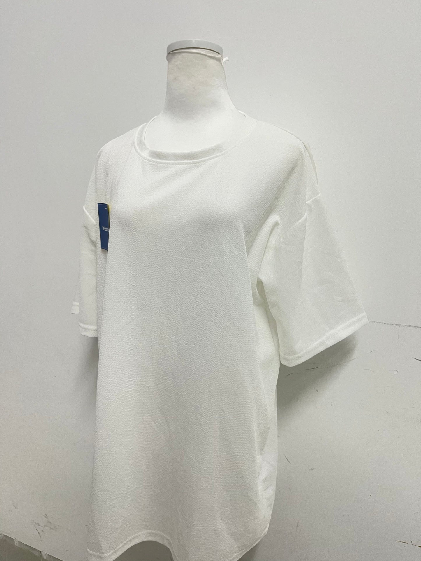 【Discosmic White T-shirt】—— Comfortable & Versatile Daily Essential
