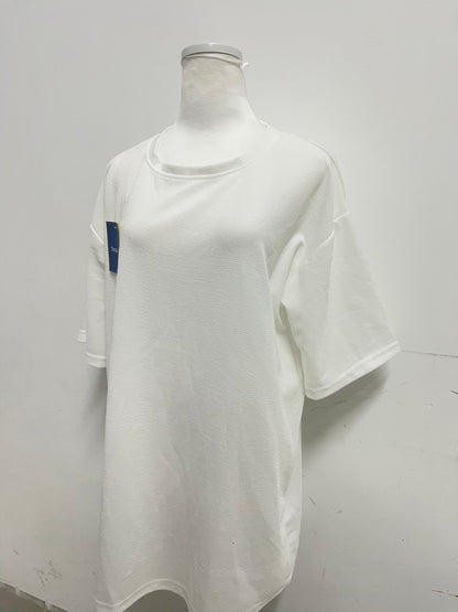 【Discosmic White T-shirt】—— Comfortable & Versatile Daily Essential