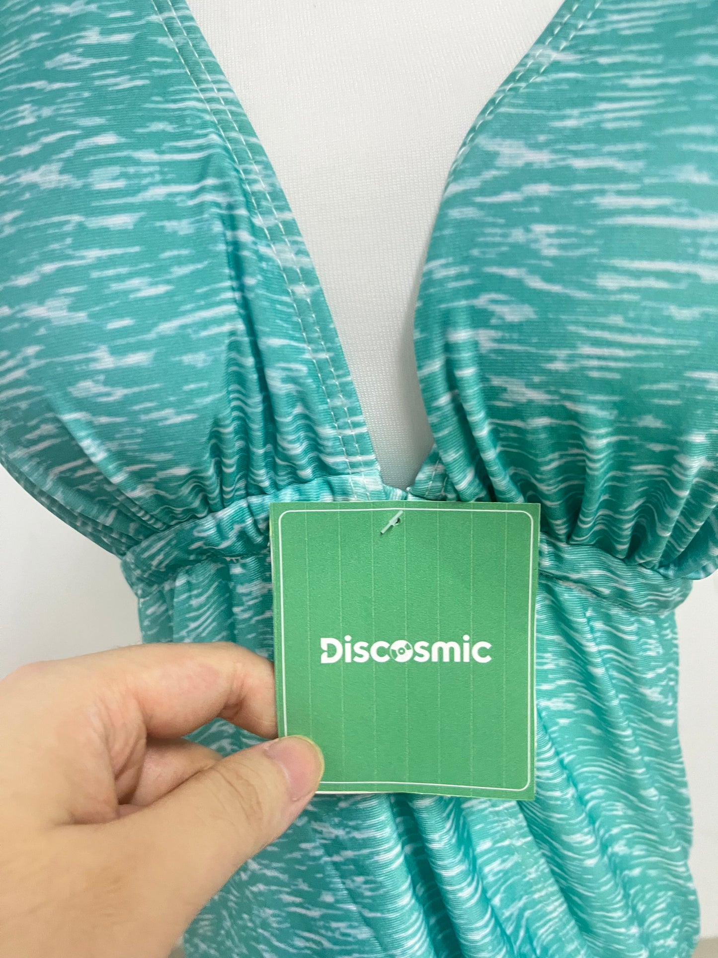 【Discosmic Halter Swimsuit】—— Stylish & Flattering Beach Essential