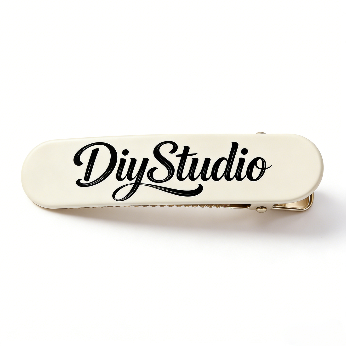 DiyStudio Cream White Jaw Clips for Hair, No Trace Side Hair Clips, Elegant Metal Hair Barrettes, Stylish Hair Accessories for Women and Girls, Perfect for Bangs and Broken Hair Styling
