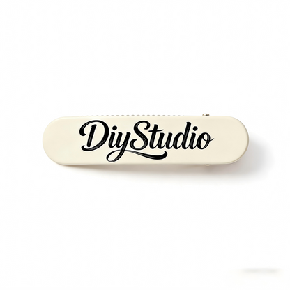DiyStudio Cream White Jaw Clips for Hair, No Trace Side Hair Clips, Elegant Metal Hair Barrettes, Stylish Hair Accessories for Women and Girls, Perfect for Bangs and Broken Hair Styling