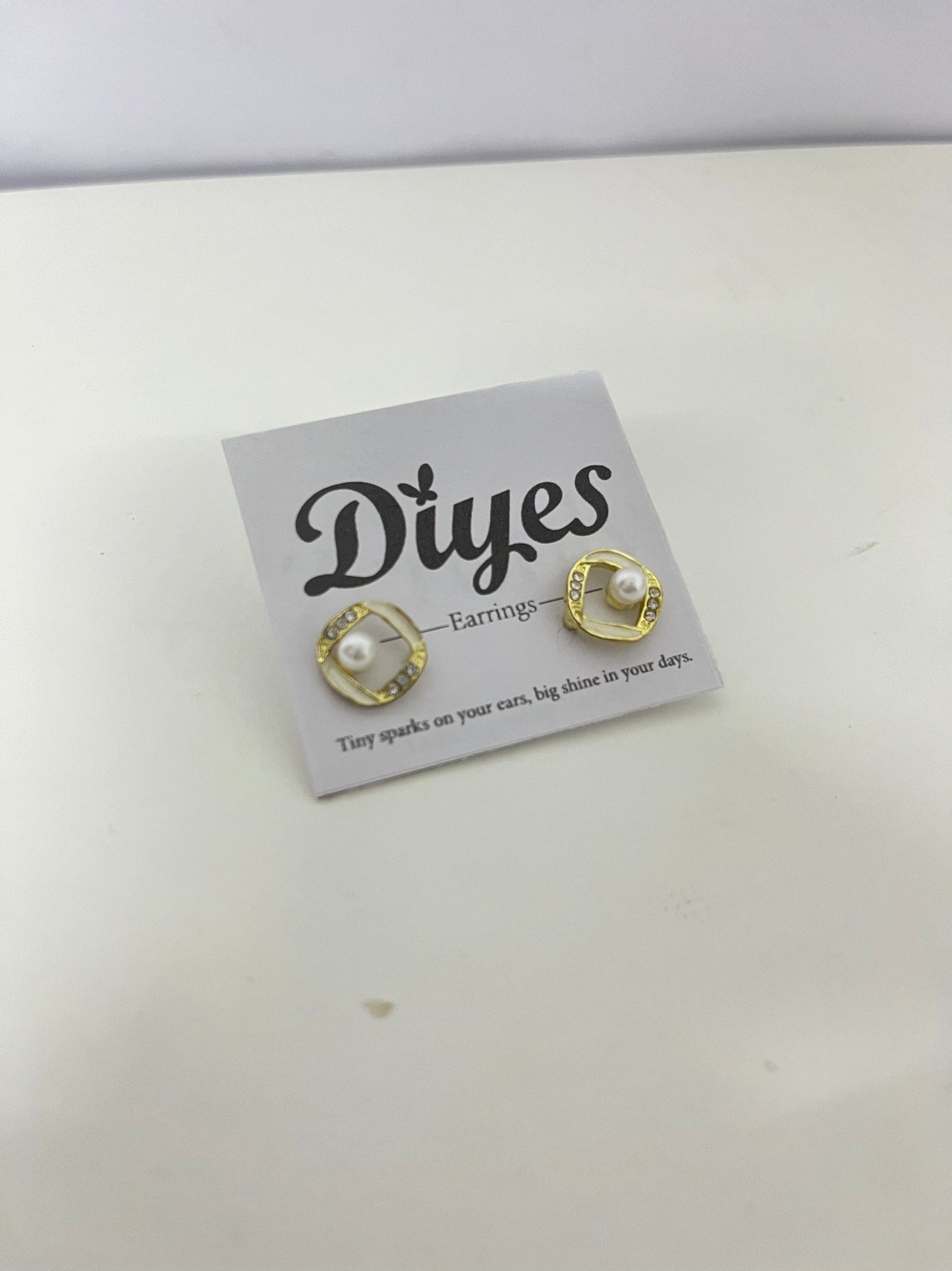 Diyes Geometric Pearl Rhinestone Earrings, Luxury Vintage Elegant Earrings, Versatile Jewelry for Daily & Office