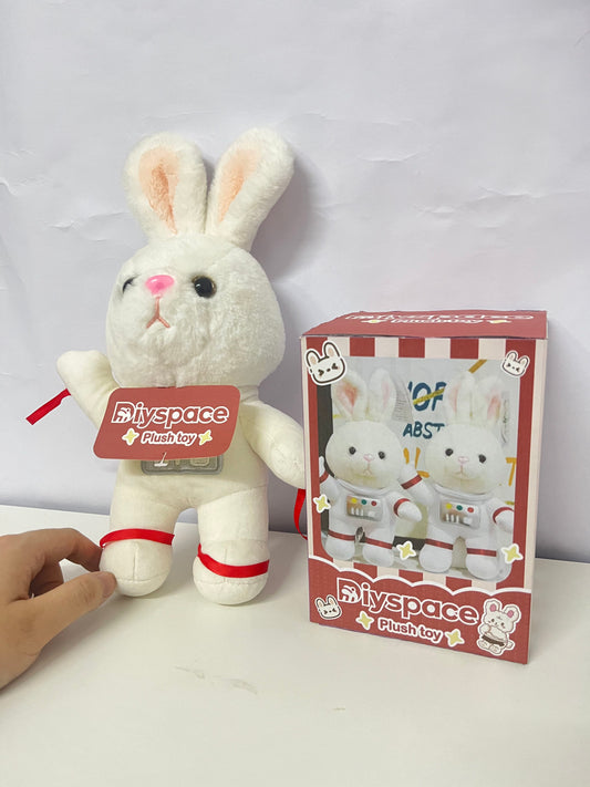 Diyspace Astronaut Rabbit Plush Toy - 25cm Stuffed Animal