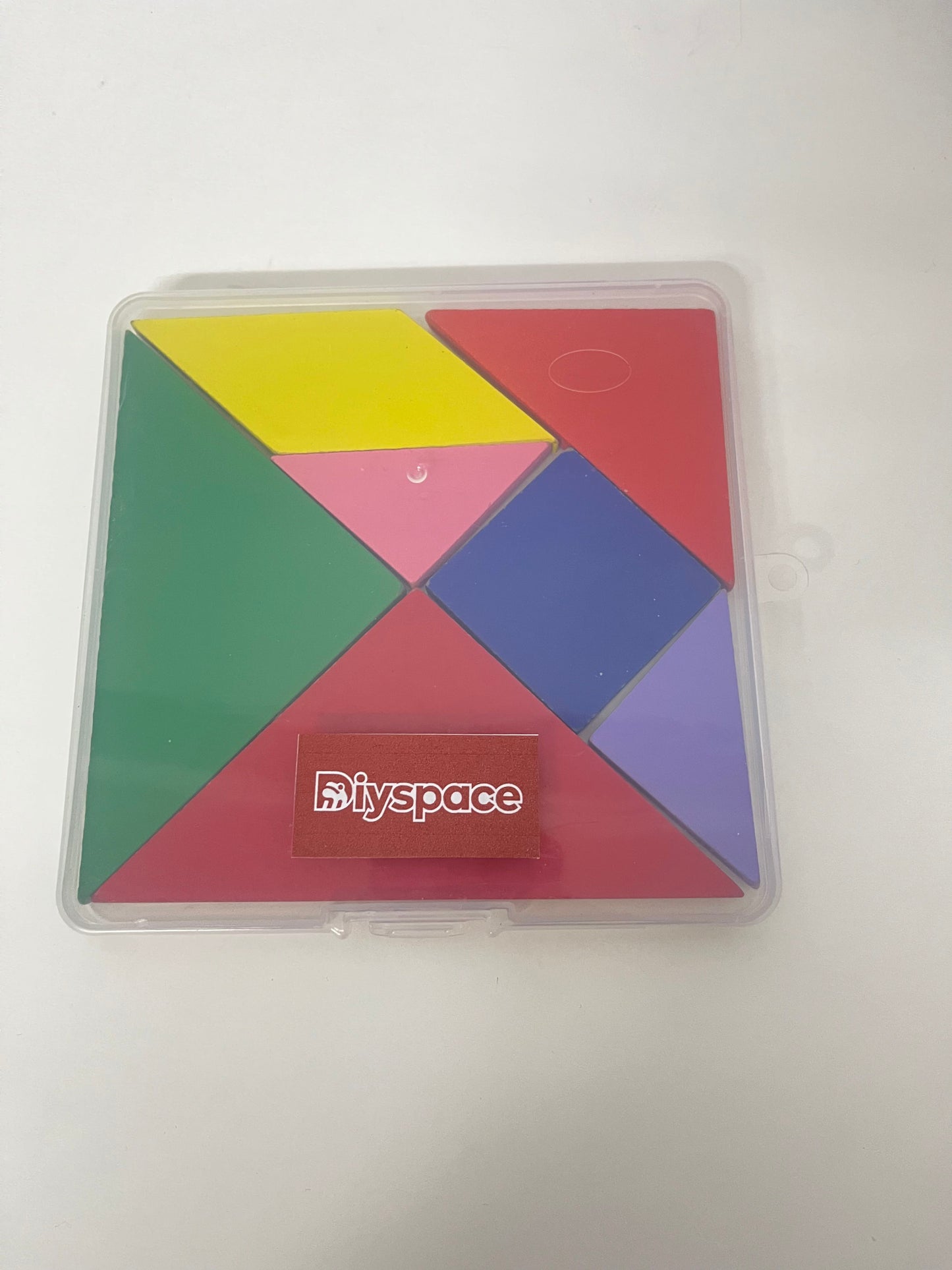 Diyspace Toy building blocks Color-Coded Tangram Set - Educational Logic Game