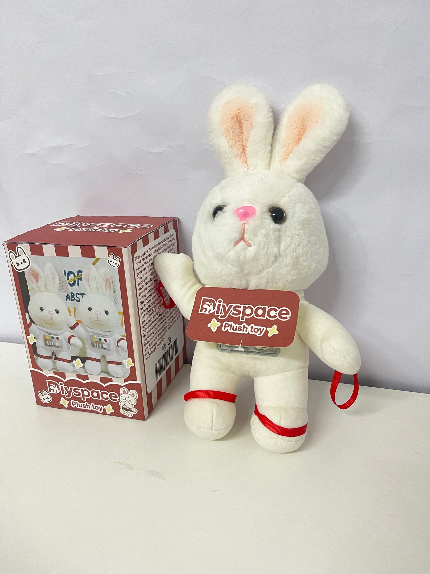 Diyspace Astronaut Rabbit Plush Toy - 25cm Stuffed Animal