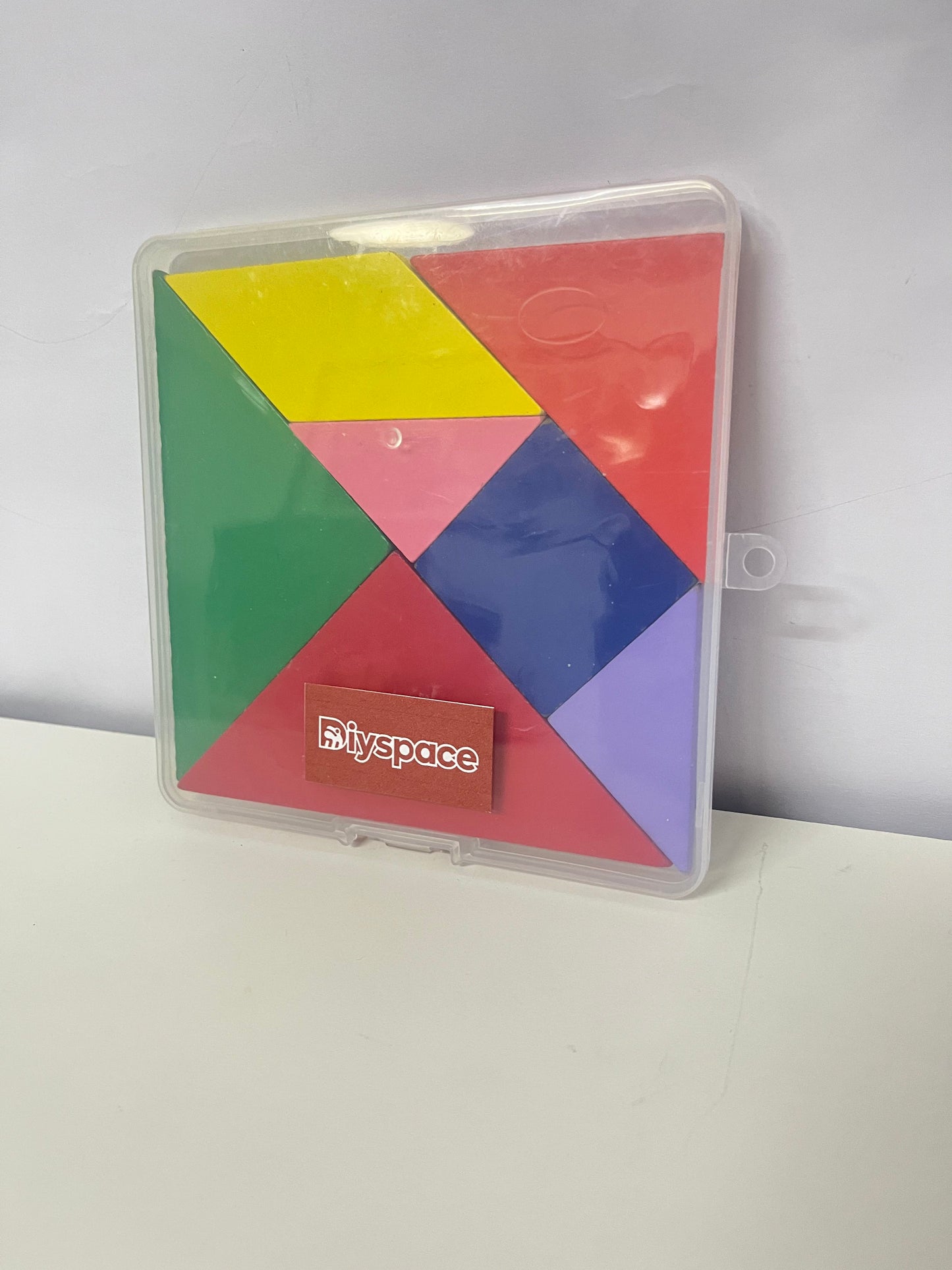 Diyspace Toy building blocks Color-Coded Tangram Set - Educational Logic Game