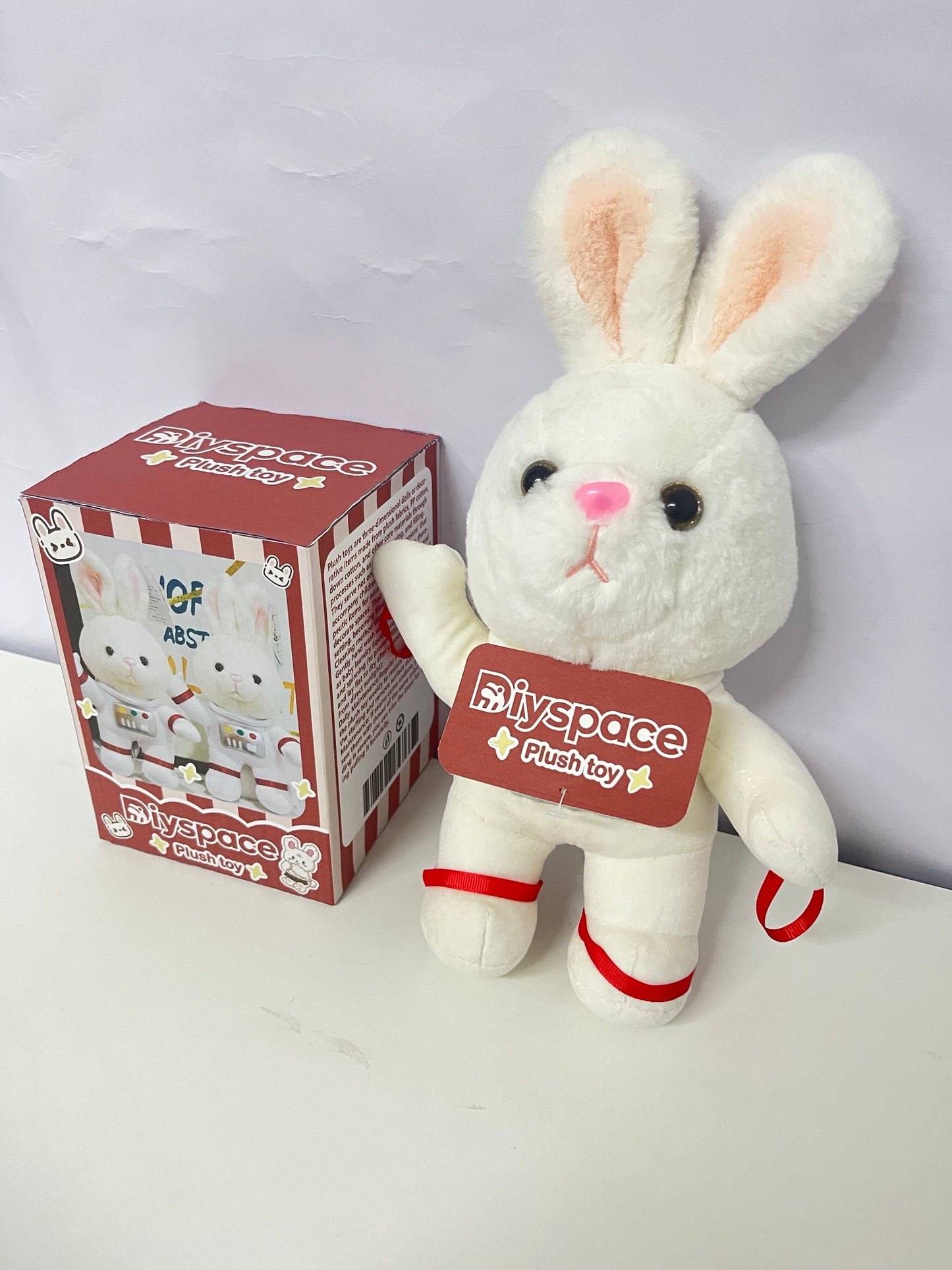 Diyspace Astronaut Rabbit Plush Toy - 25cm Stuffed Animal