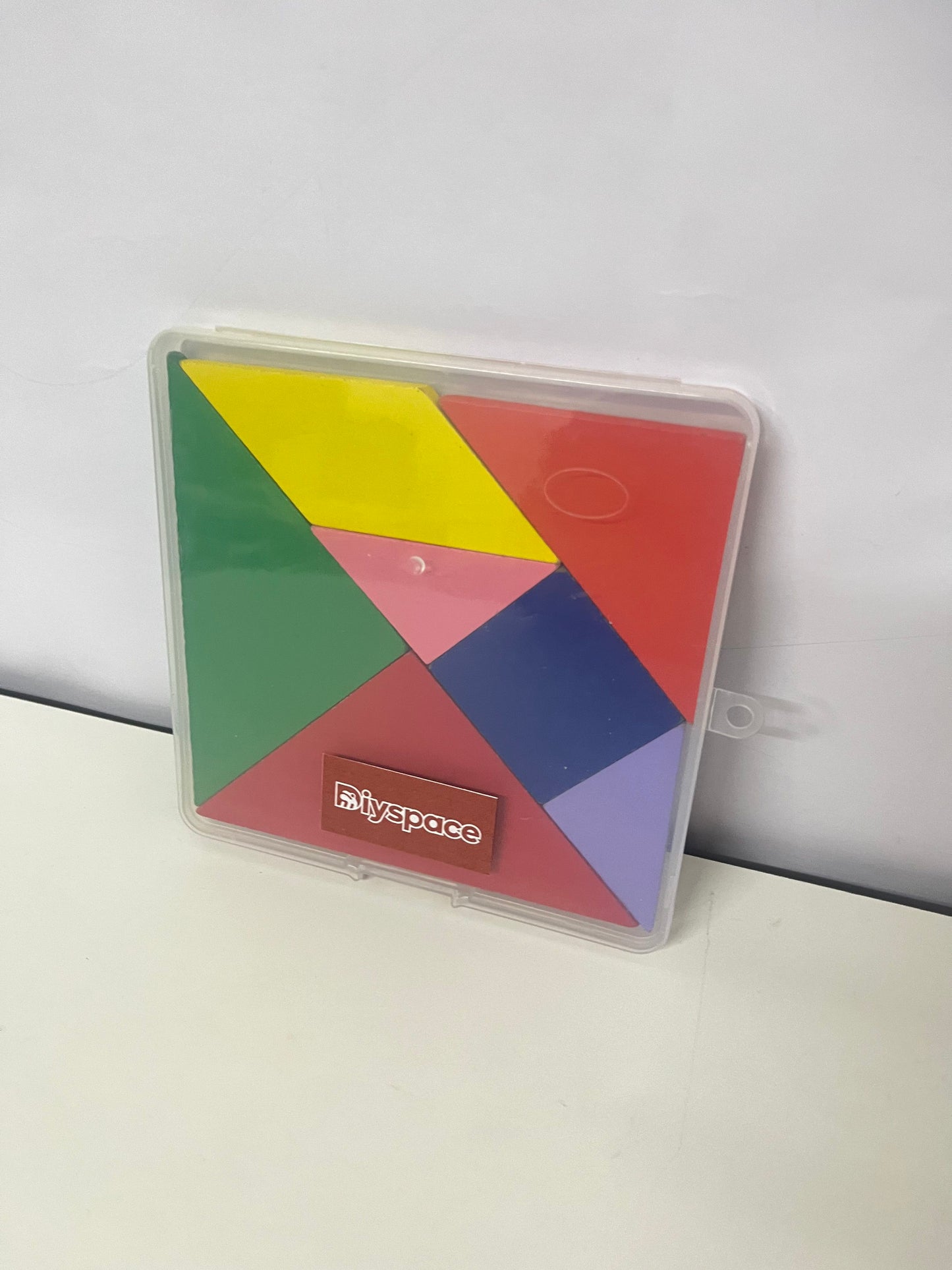 Diyspace Toy building blocks Color-Coded Tangram Set - Educational Logic Game