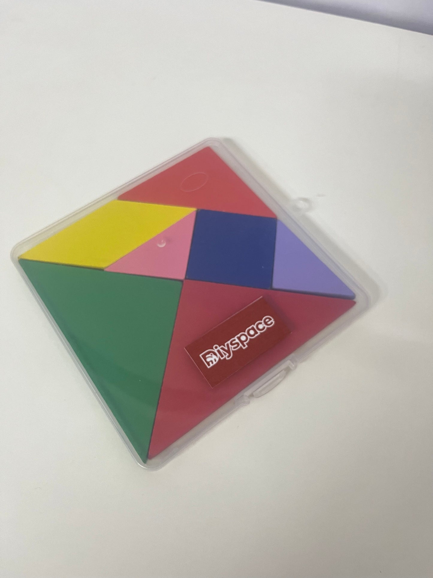 Diyspace Toy building blocks Color-Coded Tangram Set - Educational Logic Game