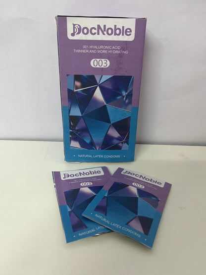DocNoble 001 Hyaluronic Acid Ultra-Thin Hydrating Condoms