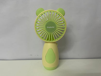 [Doglacier Electric fans]——Doglacier Cute Bear Ear Handheld Fan - Portable Rechargeable Personal Fan