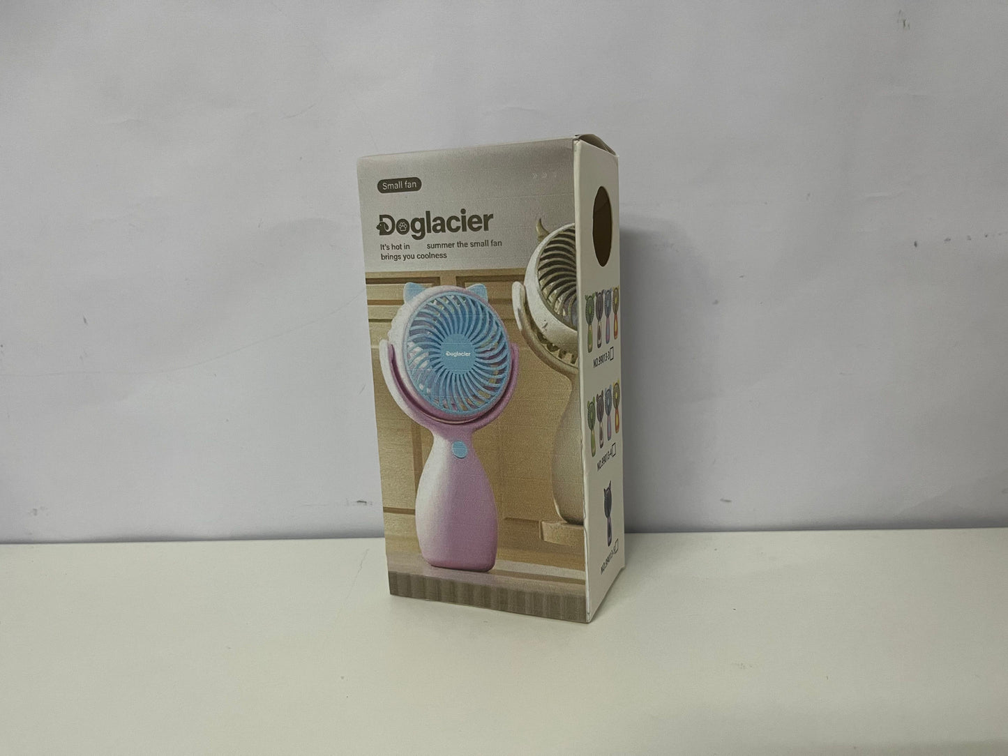 [Doglacier Electric fans]——Doglacier Cute Bear Ear Handheld Fan - Portable Rechargeable Personal Fan