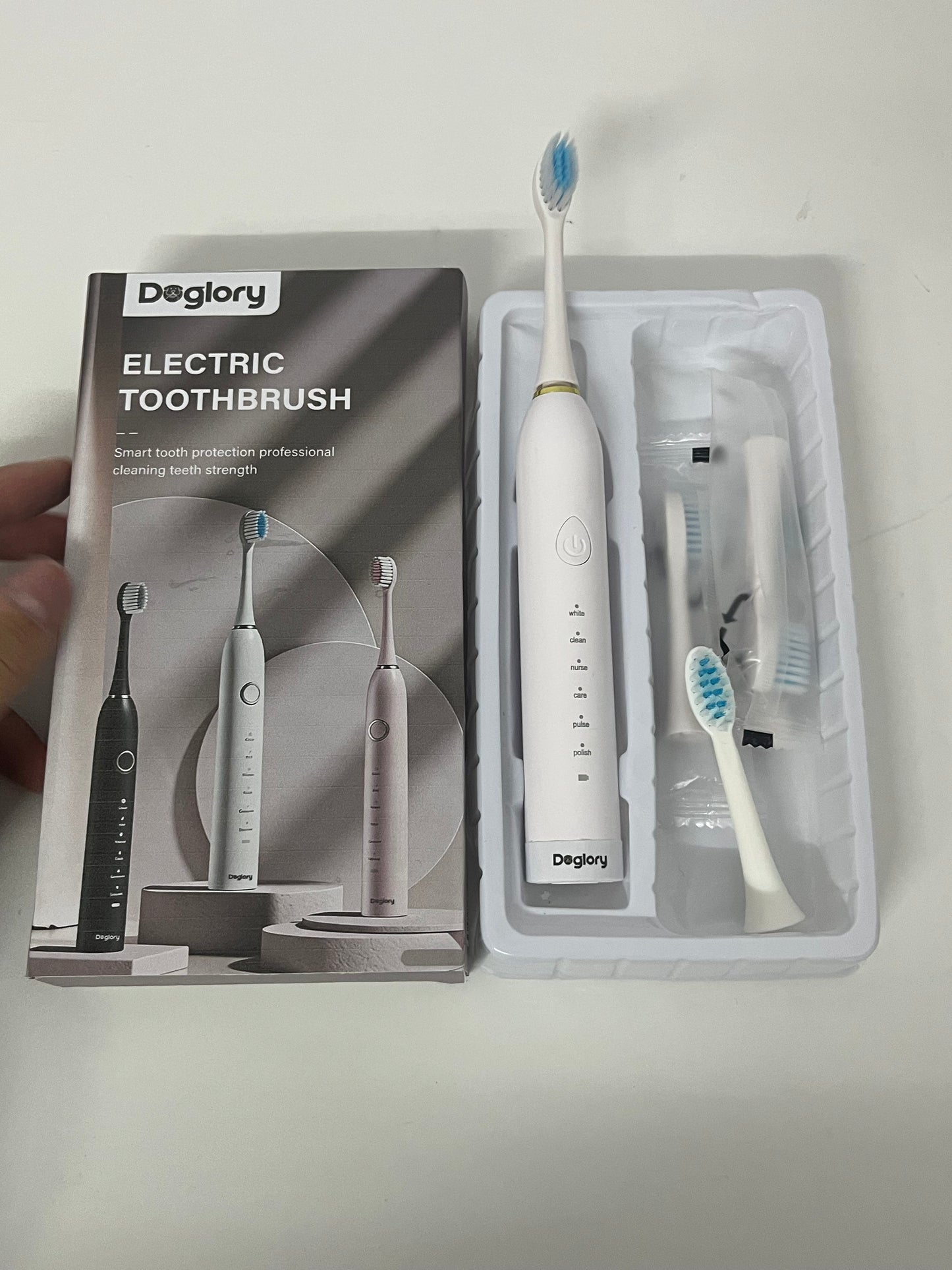 【Doglory Sonic Electric Toothbrush】—— Smart Protection for Professional-Grade Teeth Cleaning