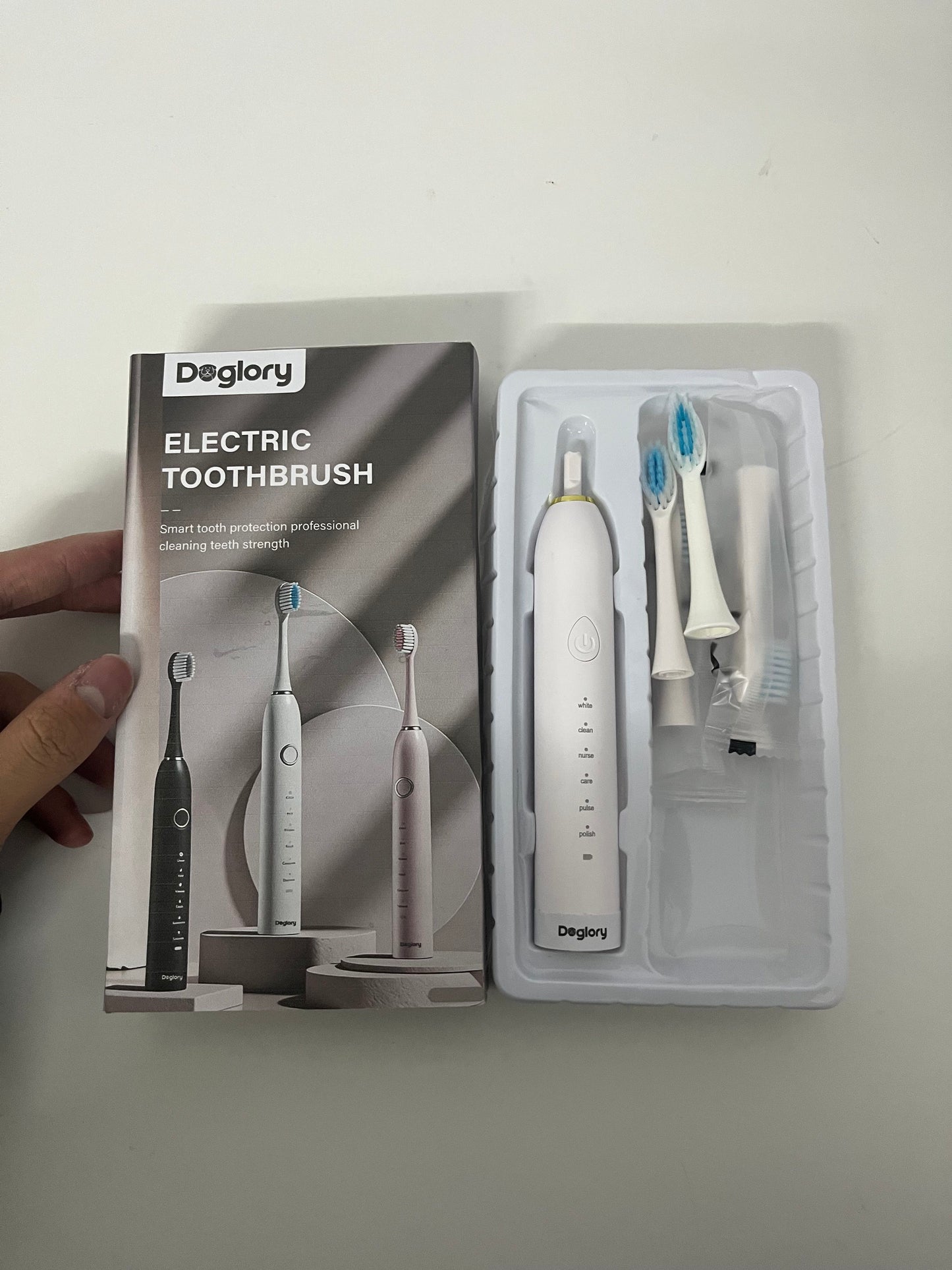 【Doglory Sonic Electric Toothbrush】—— Smart Protection for Professional-Grade Teeth Cleaning