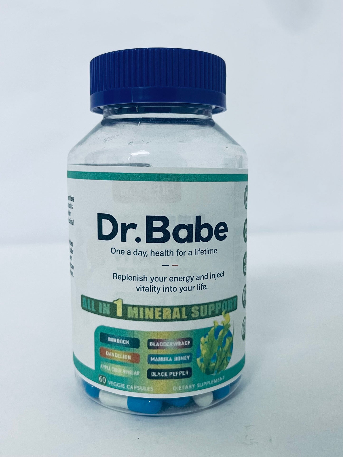 Dr.Babe Dietary supplements Turmeric Curcumin with Black Pepper & Ginger, 2400mg Turmeric Extract with 95% Curcuminoids, Extra Strength Supplement, Enhanced Absorption, Joint Support Supplement