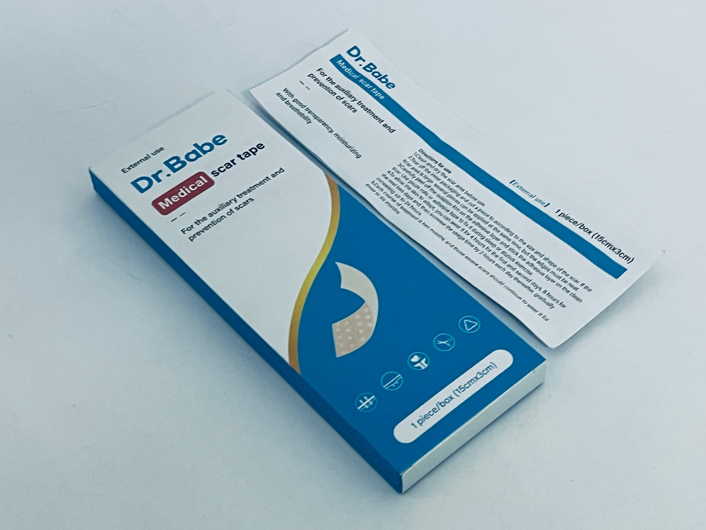 Dr.Babe Surgical and medical dressings Extra Absorbent & Thick, Individually Wrapped Wound Dressing, First Aid Pads| Surgical-Grade, Nonstick