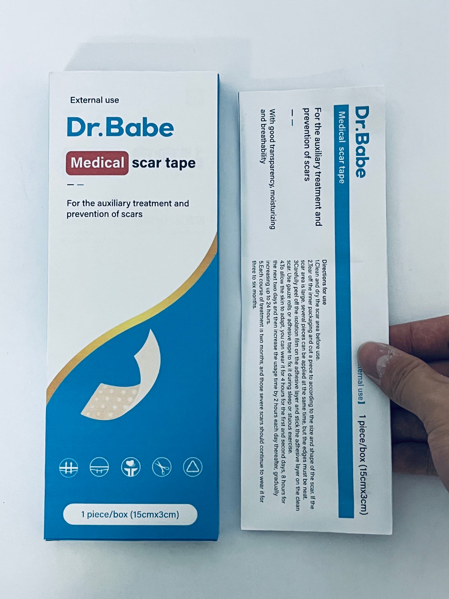Dr.Babe Surgical and medical dressings Extra Absorbent & Thick, Individually Wrapped Wound Dressing, First Aid Pads| Surgical-Grade, Nonstick
