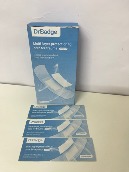 DrBadge Multi-Layer Protective Waterproof Bandages An Efficient & Reliable Item for Wound Care