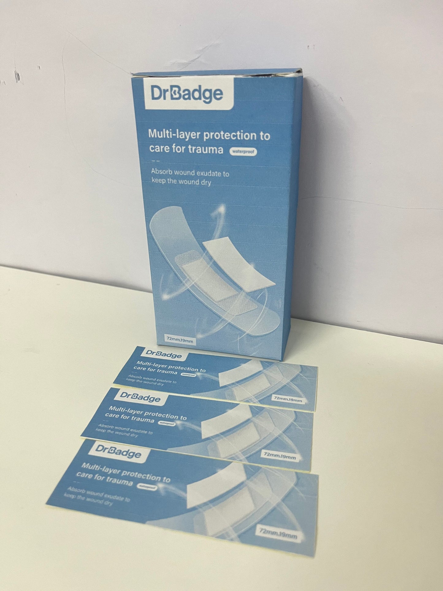 DrBadge Multi-Layer Protective Waterproof Bandages An Efficient & Reliable Item for Wound Care