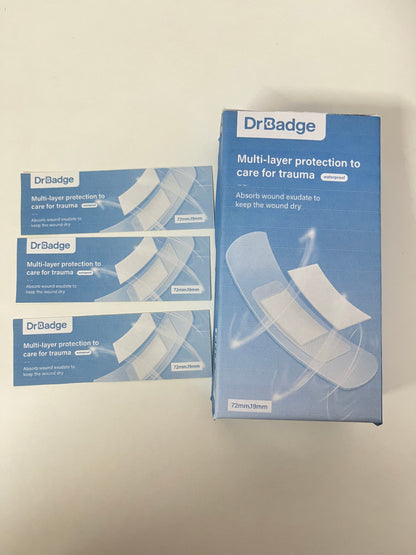 DrBadge Multi-Layer Protective Waterproof Bandages An Efficient & Reliable Item for Wound Care