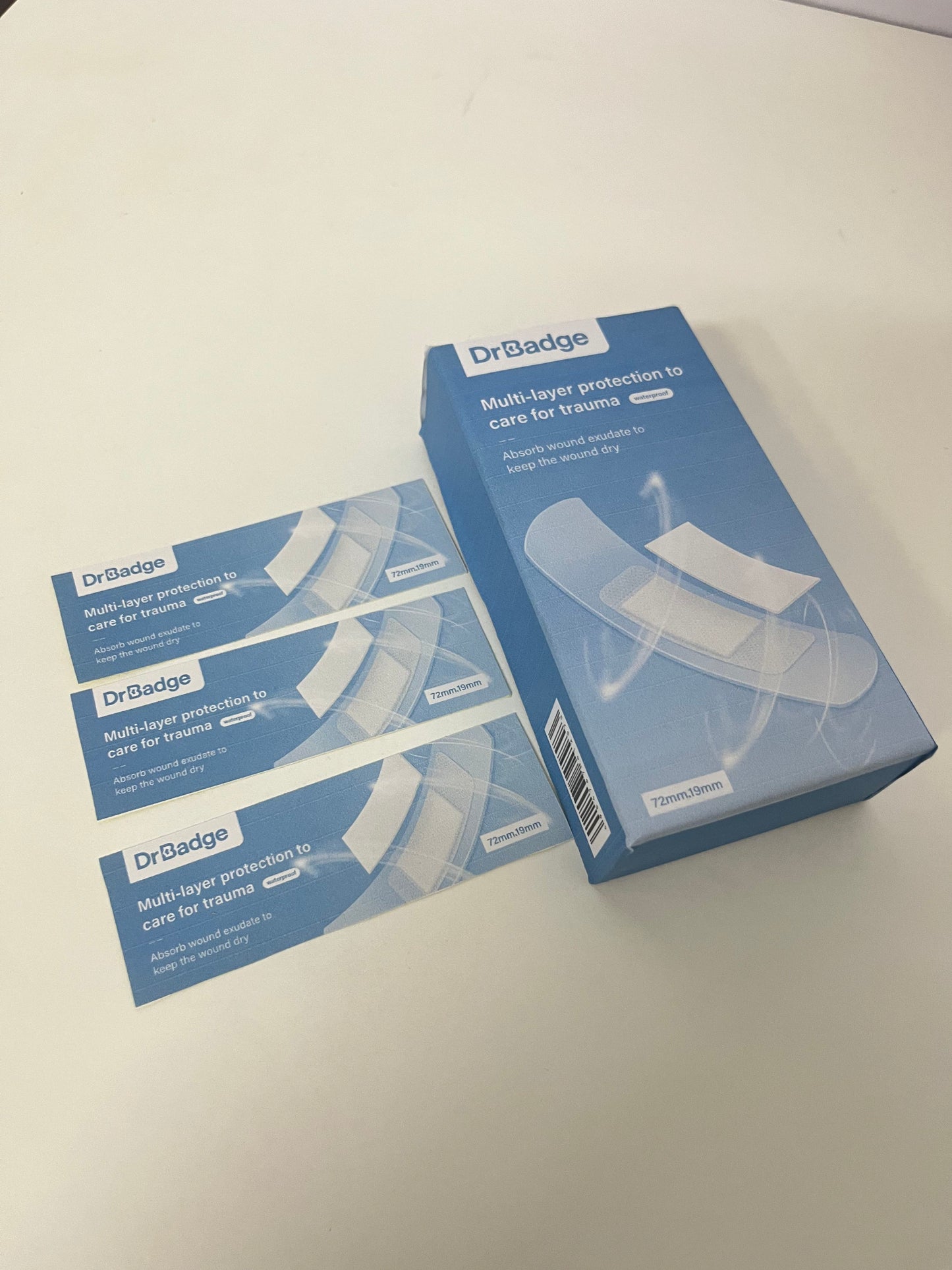DrBadge Multi-Layer Protective Waterproof Bandages An Efficient & Reliable Item for Wound Care