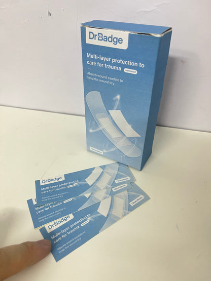DrBadge Multi-Layer Protective Waterproof Bandages An Efficient & Reliable Item for Wound Care