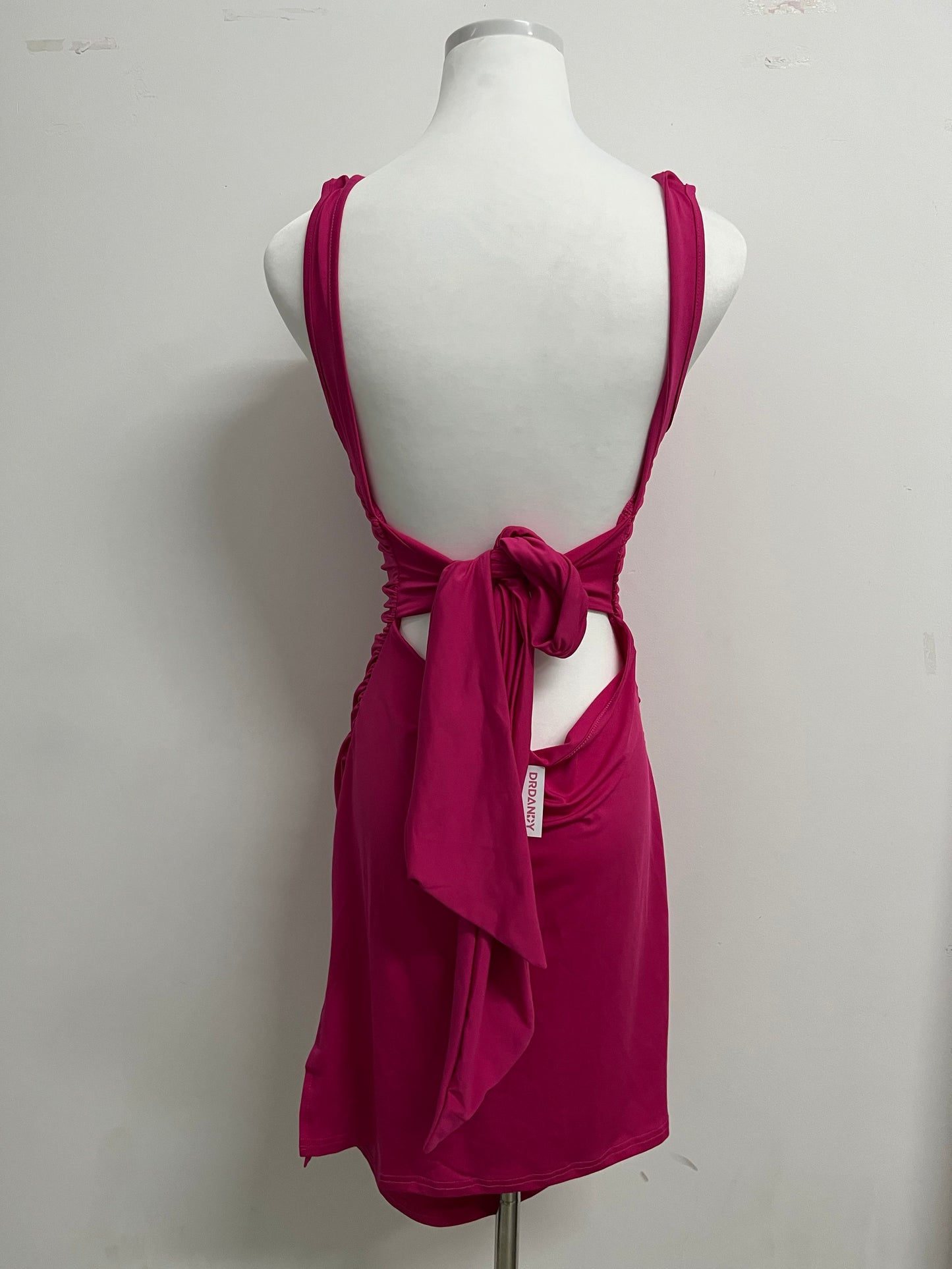 DRDANDY Women Sexy Dress Sleeveless Bodycon Mini Tank Going Out Dress for Club Party Date Night