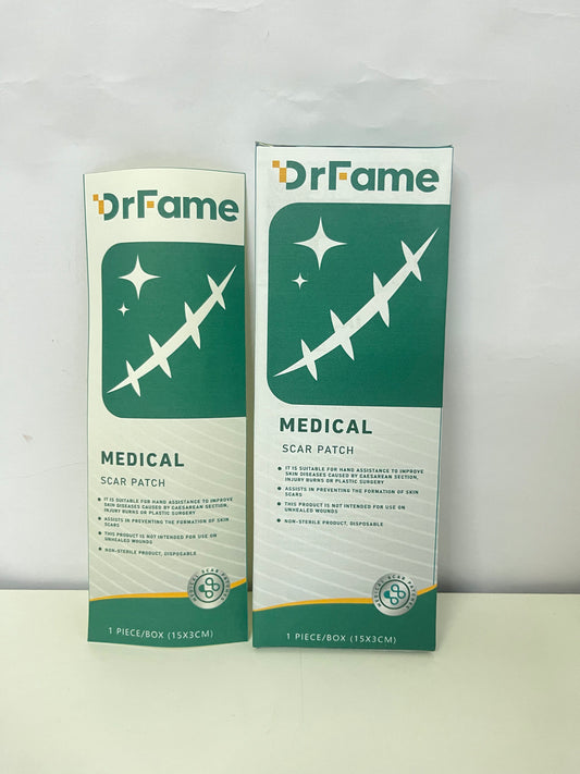 DrFame Medical Scar Patch 15×3CM Large Size Post-Operative Scar Care A Gentle & Reliable Repair Choice
