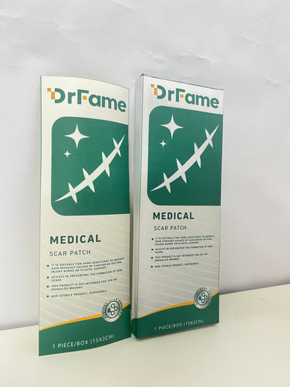 DrFame Medical Scar Patch 15×3CM Large Size Post-Operative Scar Care A Gentle & Reliable Repair Choice