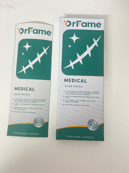DrFame Medical Scar Patch 15×3CM Large Size Post-Operative Scar Care A Gentle & Reliable Repair Choice