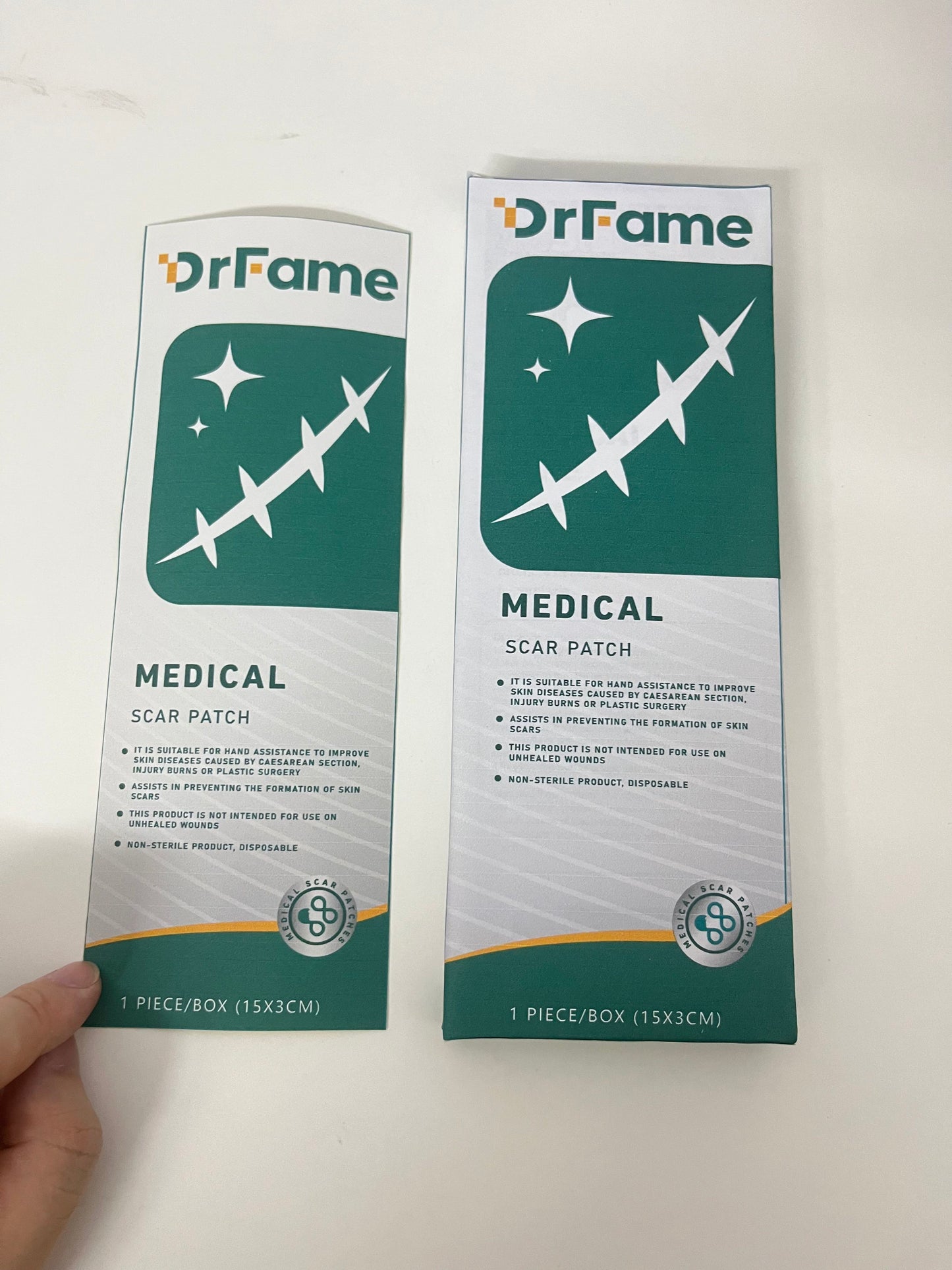DrFame Medical Scar Patch 15×3CM Large Size Post-Operative Scar Care A Gentle & Reliable Repair Choice