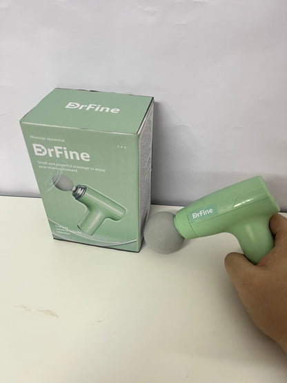DrFine Green Portable Massage Apparatus - USB Rechargeable Electric Massager for Targeted Muscle Relief (Neck, Shoulders, Back)